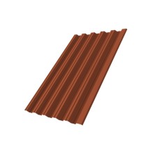 Профнастил HC35R 0,5 Satin Мatt RAL 8004 терракота