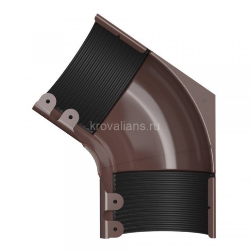 ТН Металл Стандарт 125/90 Угол внутренний 135 гр. Коричневый 8017