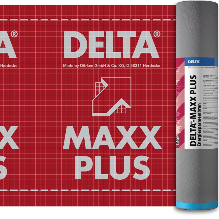 DELTA MAXX PLUS диффузионная антиконденсатная мембрана 75м2 1 рулон