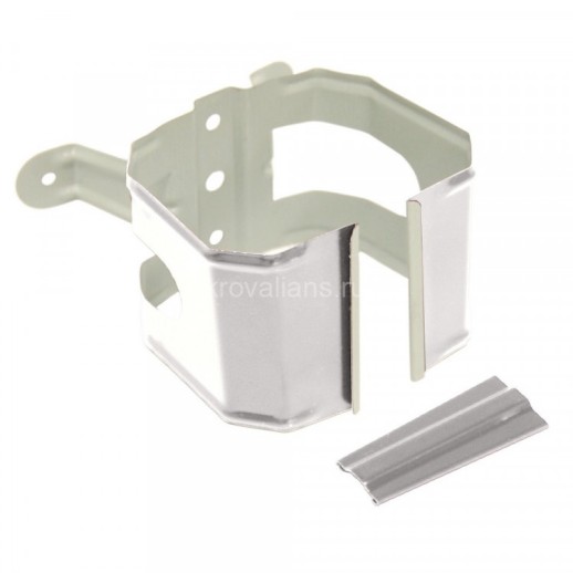 Vortex 127/102 Кронштейн трубы на дерево прямоугольный PE RAL 9003