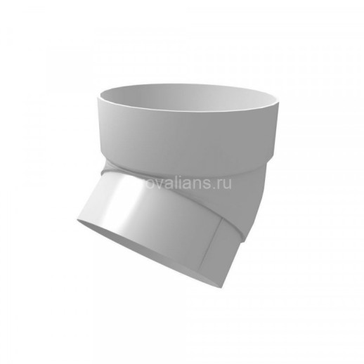 GL Standart 120/87 Колено трубы 45 град. ПВХ Grand Line белое (24 шт./уп.)