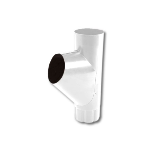 Тройник трубы Металл Профиль Престиж 125/100 ral 9010 1 шт