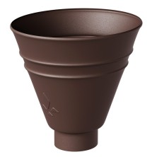 AS PUrus MATT 125/90 Воронка водосборная круглая, 1 шт/уп., RAL 8017