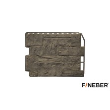 Туф Фасайдинг дачный панель FineBer (Файнбер) 3D-Facture Дымчатый 1 шт