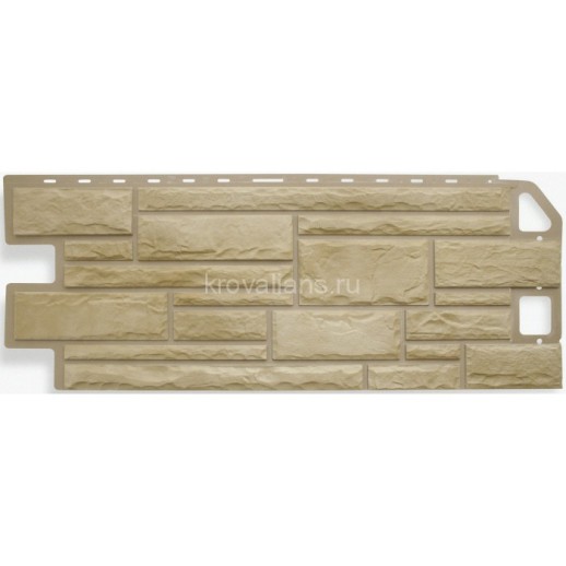 Панель Природный Камень ИЗВЕСТНЯК (1,140м х 0,480 м х 0,019м) 4,38 кв.м/уп. Альта Профиль 10шт/уп