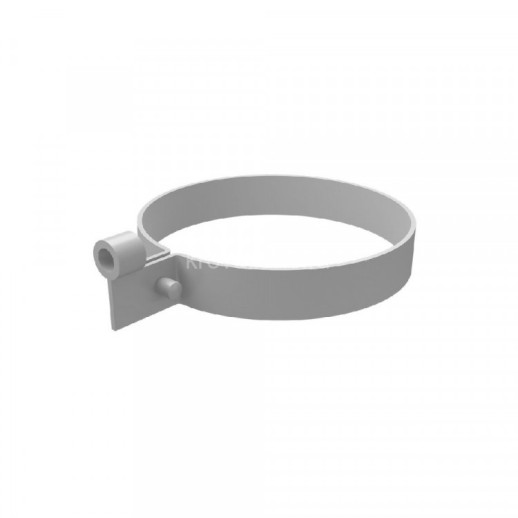 GL Standart 120/87 Хомут трубы ПВХ Grand Line белый (144 шт./уп.)