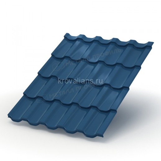 Металлочерепица МеталлПрофиль Трамонтана-XL (PURETAN-20-RR35-0.5) /1 кв.м/