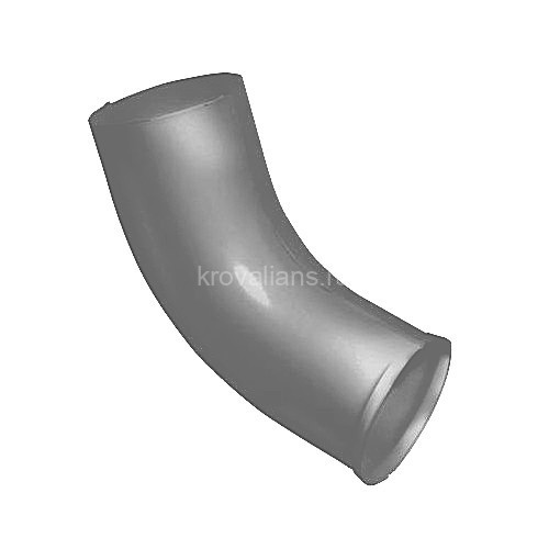 Колено стока 100 мм RAL 7016