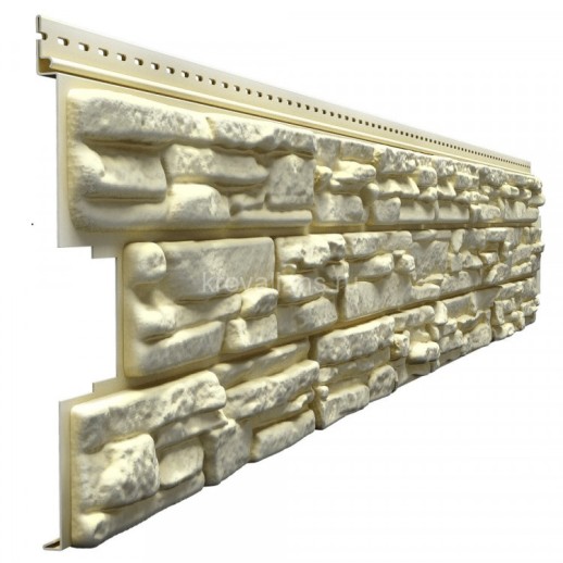 Docke LUX Сайдинг ROCKY 1787х285мм (0,5м2) Кешью 12шт/уп