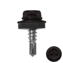 Саморез по металлу Daxmer 5,5х19 RAL 8019 (250) сверло №3