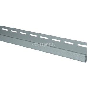 Планка финишная Альта-Профиль Альта-сайдинг 3м (Светло-серый) /1 шт/