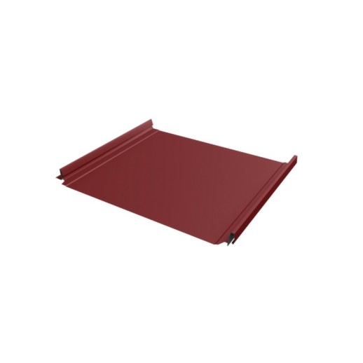 Кликфальц Pro Grand Line 0,5 Satin с пленкой на замках RAL 3011 коричнево-красный