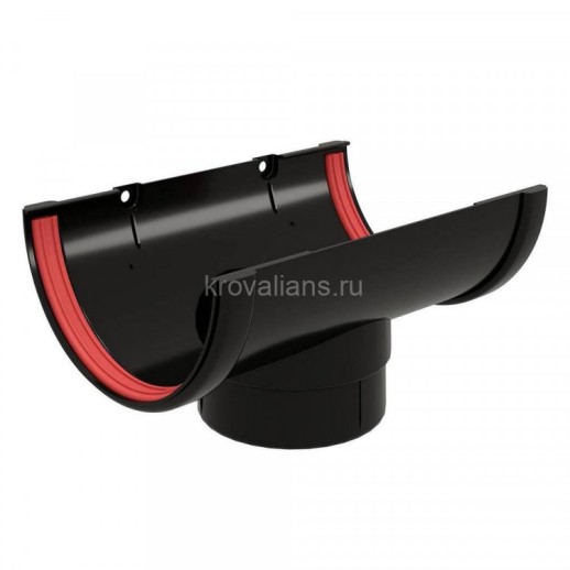 Воронка Классика 120 ПВХ GL черная (RAL 9005)