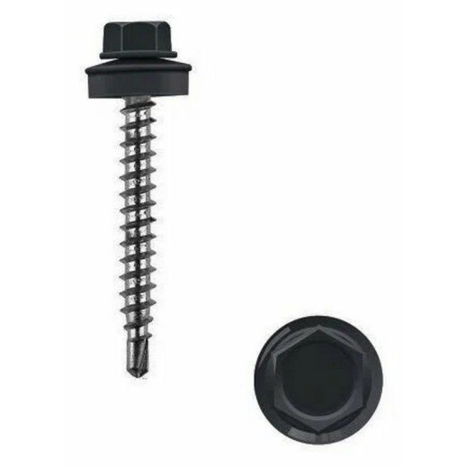 Саморез 4,8 х 35 (250шт) - 8019 (RR32)